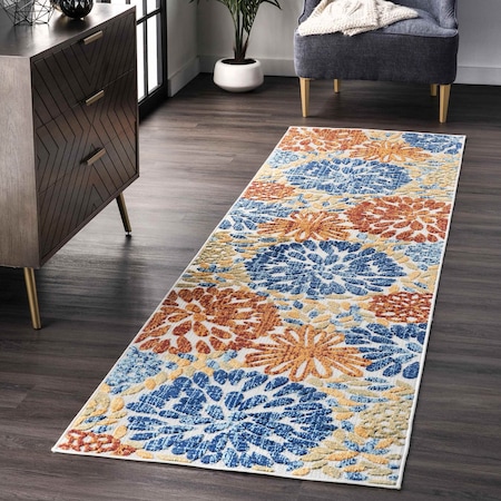 Nuloom Monique Floral Indoor/Outdoor Area Rug 2ft 6in x 8ft MLCL03A-2608